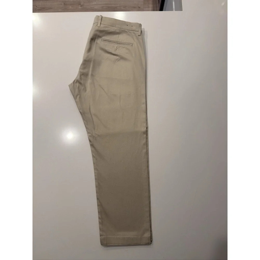 J.Crew Stretch Khaki Chino Pants 484 Slim Fit Beige W36 L32 Cotton
